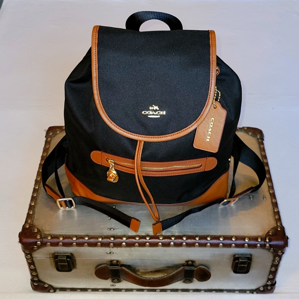 Womens Coach Bucket Backpack